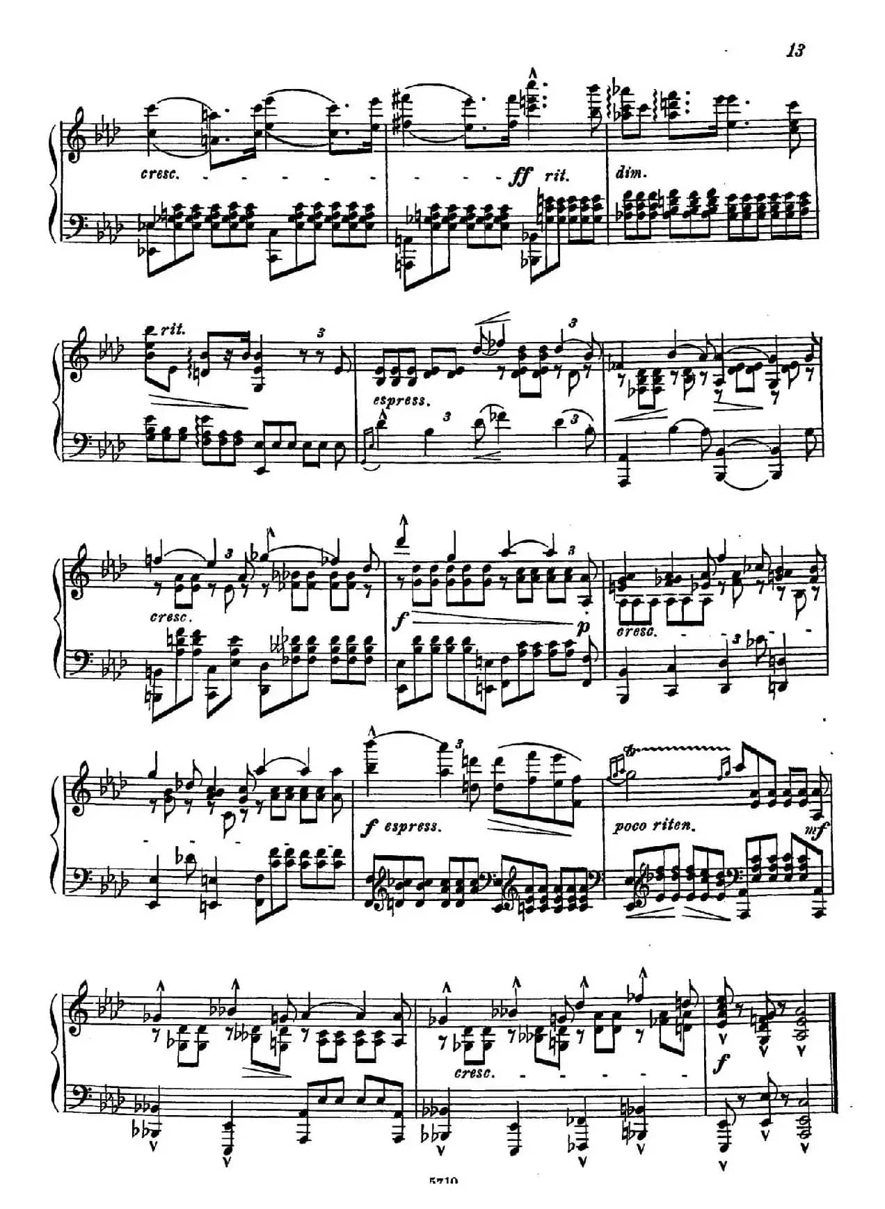 16 Preludes Op.9（16首前奏曲·13）