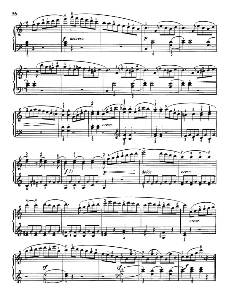 不可不弹的世界钢琴名曲：小奏鸣曲Op.55-1