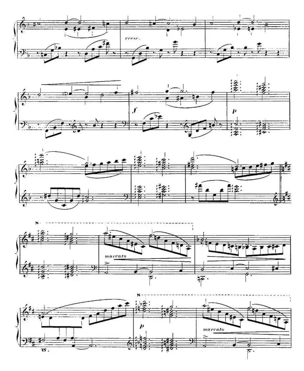 福雷13首船歌：Barcarolle No·7 in D min, Op·90