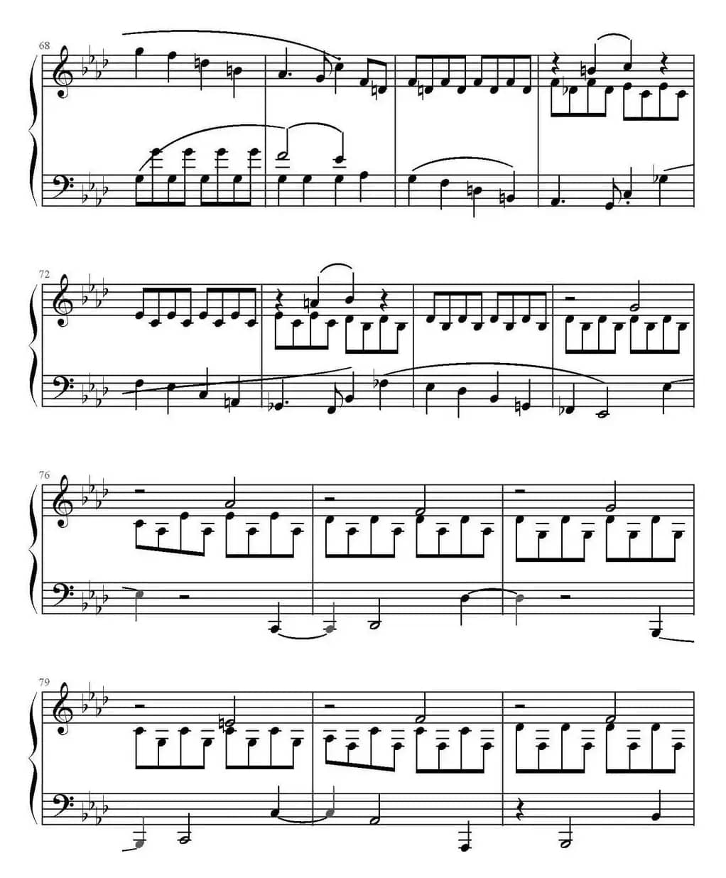 奏鸣曲第一乐章 