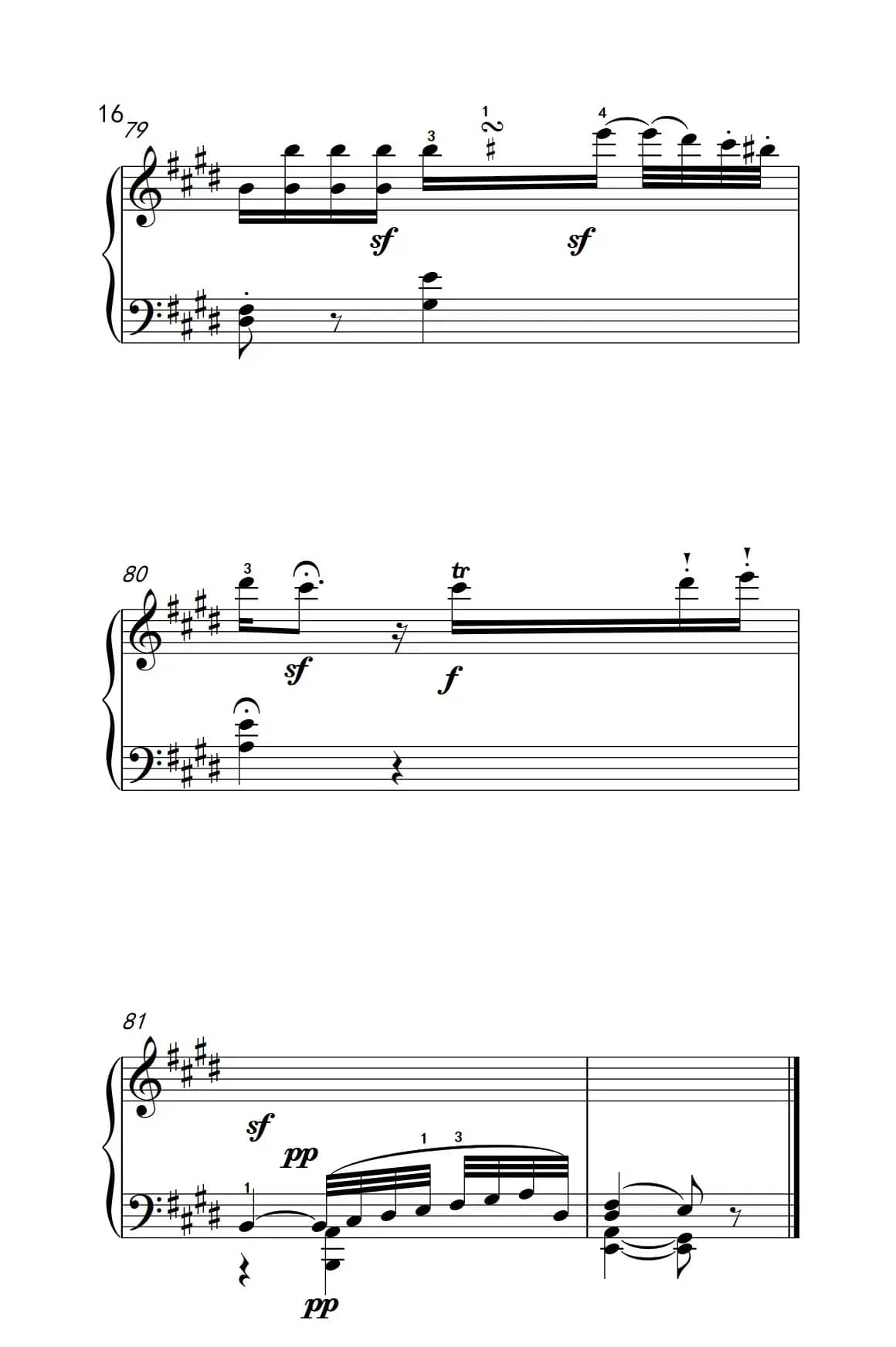 奏鸣曲 Opus 2 Nr.3 第二乐章（贝多芬奏鸣曲集 1）