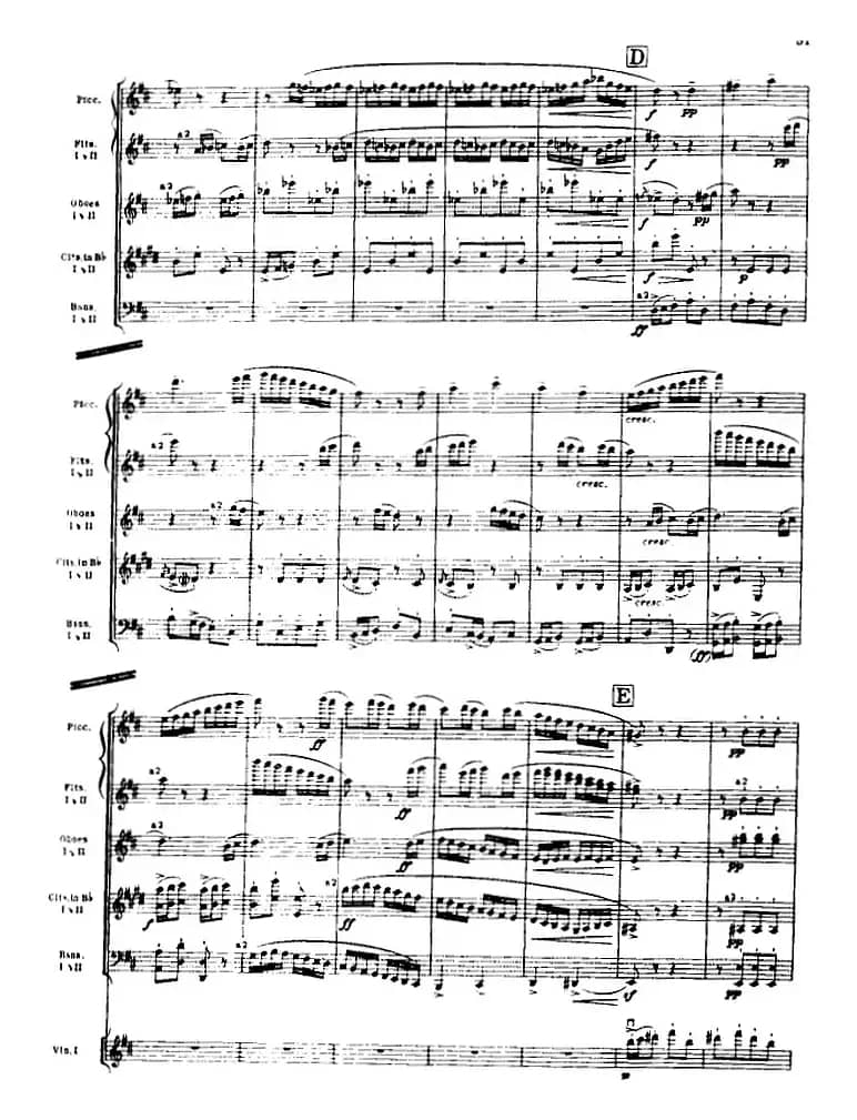 浦塞尔主题变奏与赋格曲（P31-P65）（管弦乐队总谱）