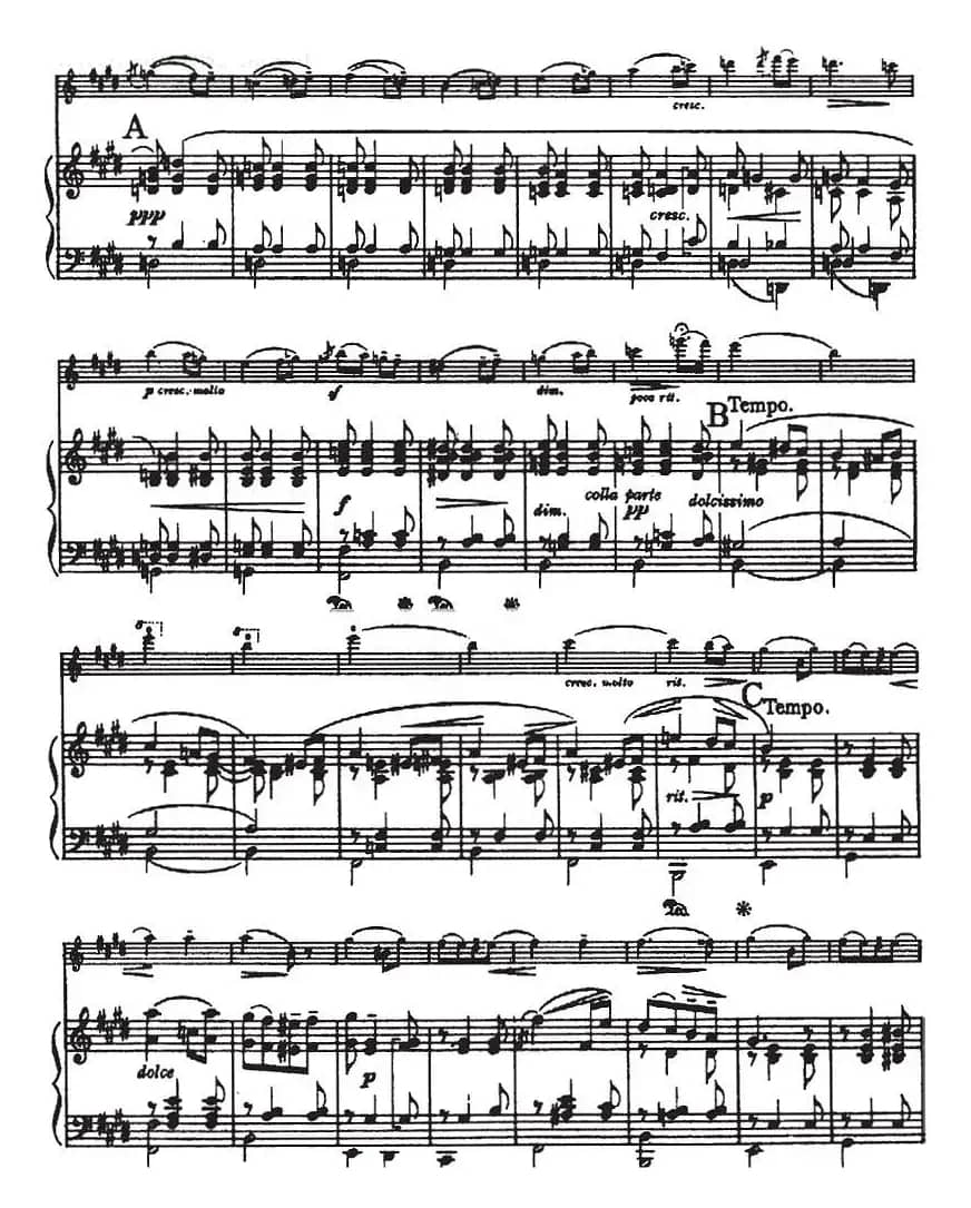 SALUT D'AMOUR（Liebesgruss）（爱的致意、小提琴+钢琴伴奏）