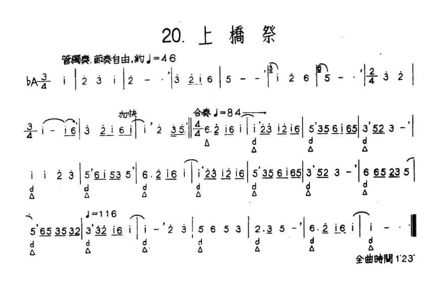 上桥祭（河北定州民间吹奏乐）