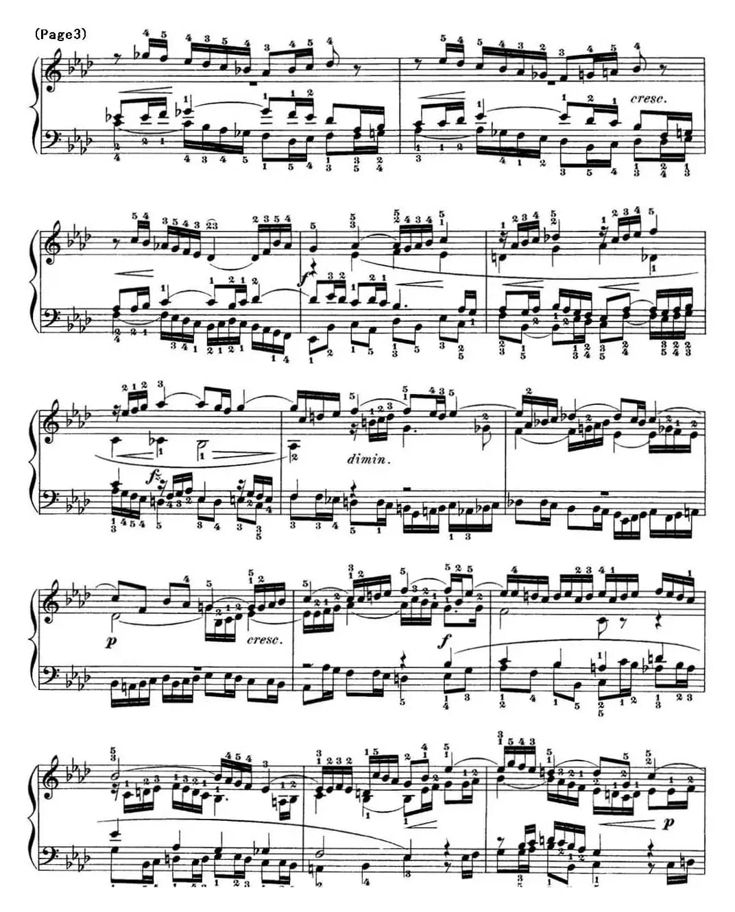 巴赫《平均律钢琴曲集·第一卷》之赋格曲（NO.12）