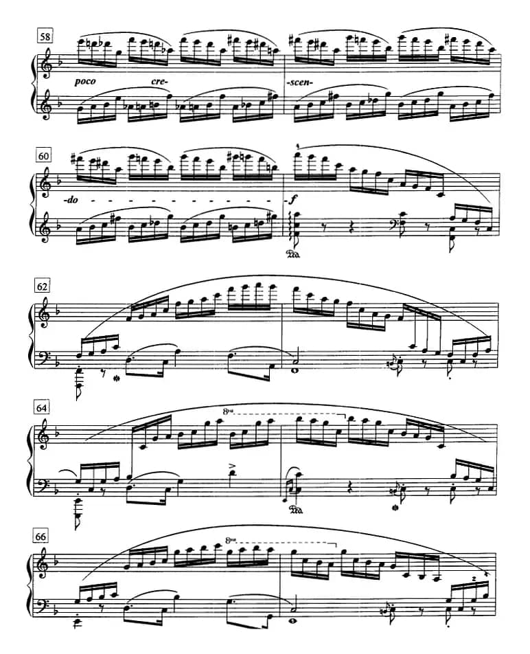 钢琴教程第八级 练习曲（Op.10 No.8）