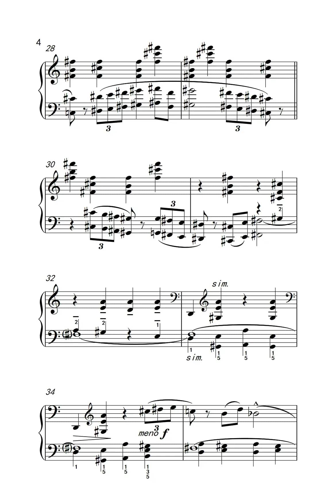 进行曲（巴托克 小宇宙 钢琴教程 6）