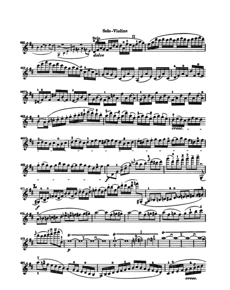 Konzert fur Violine（贝多芬小提琴协奏曲）