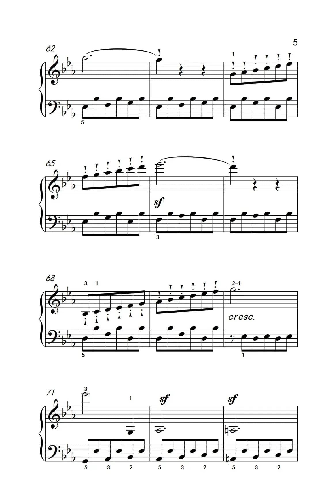 奏鸣曲 Opus 10 Nr.1 第一乐章（贝多芬奏鸣曲集 2）