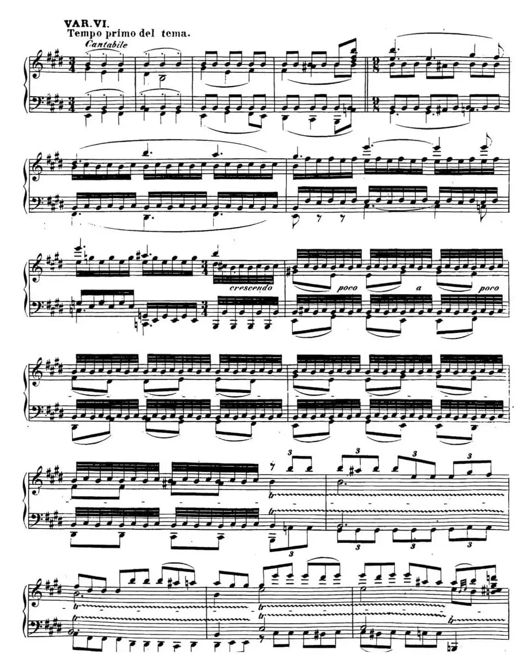 贝多芬钢琴奏鸣曲30 E大调 Op.109 E major