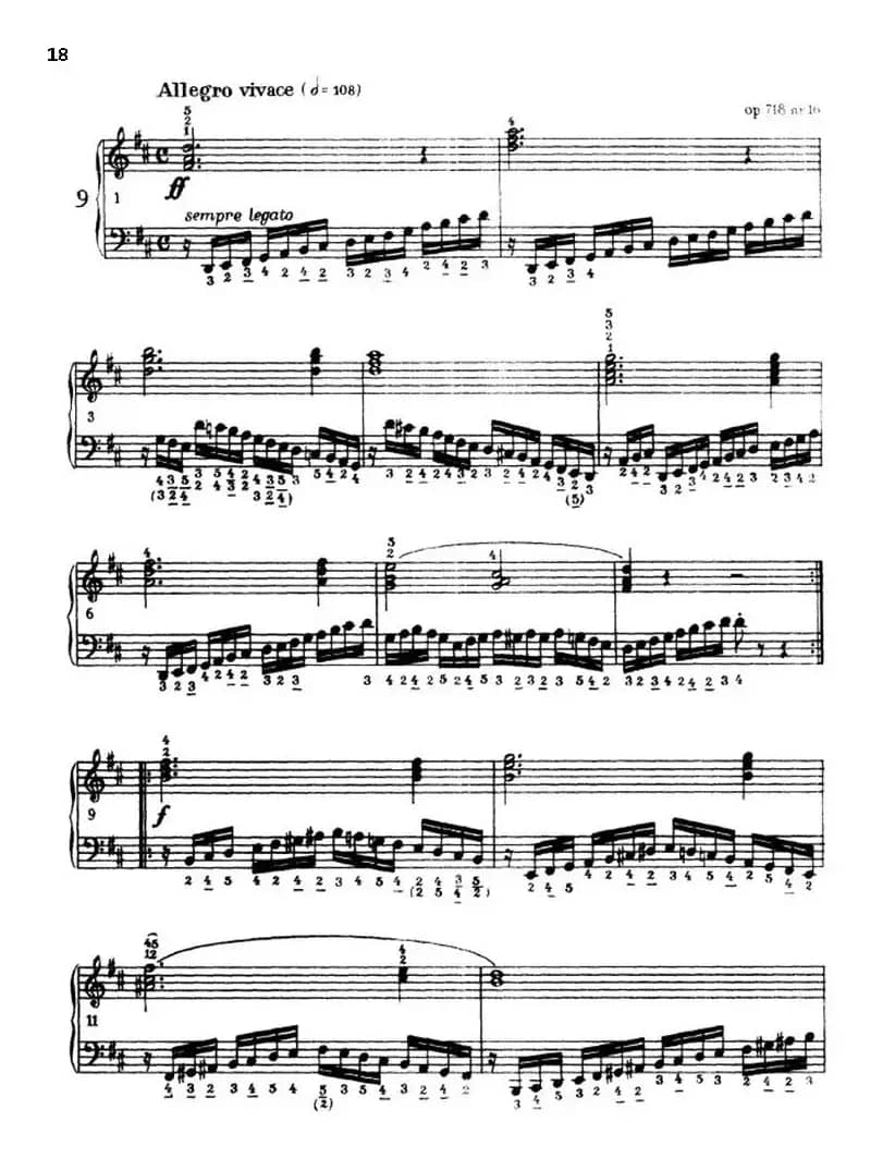 《车尔尼手风琴练习曲集》第Ⅲ册（P1—25）