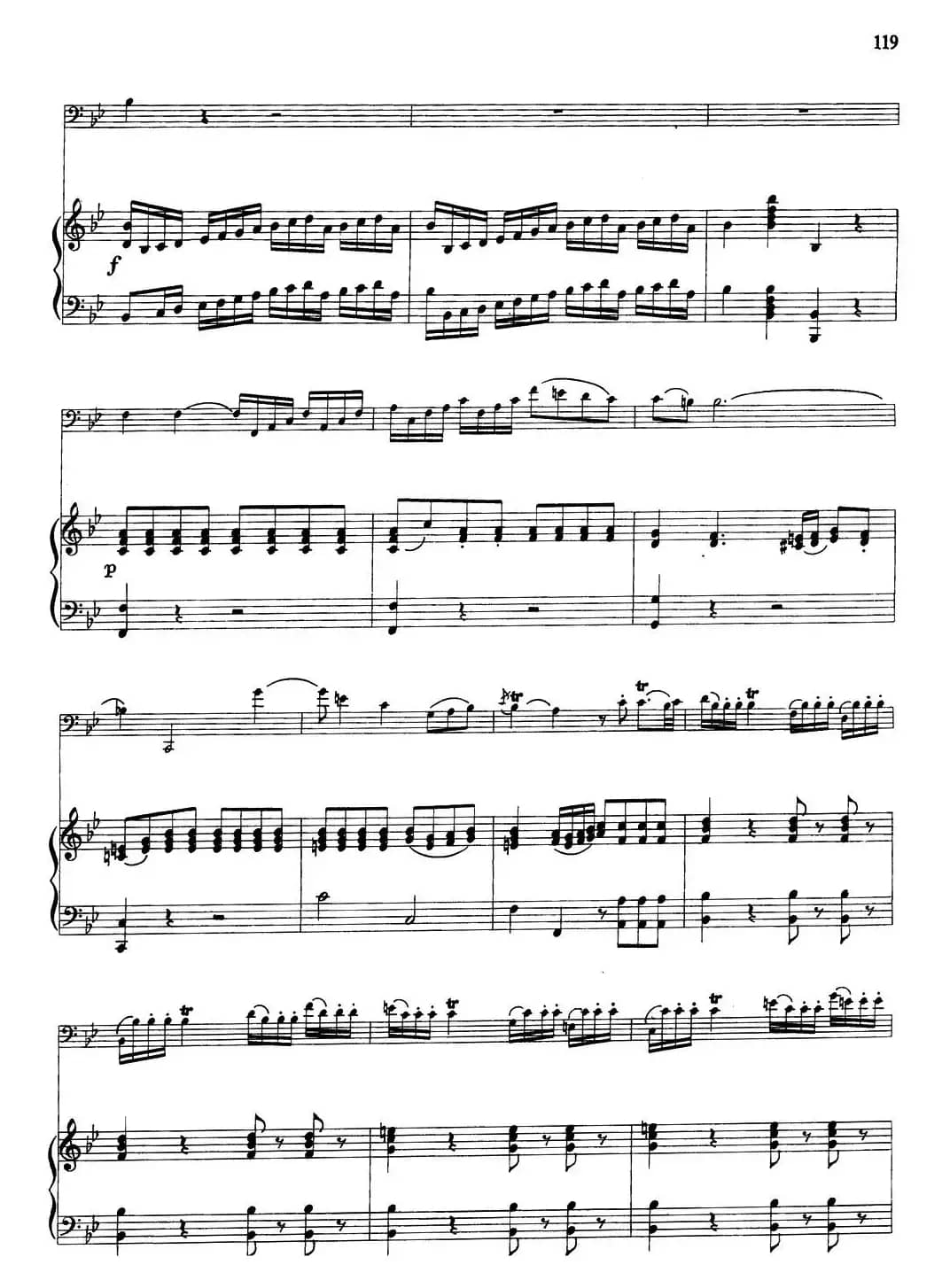 降B大调协奏曲（大管+钢琴伴奏）