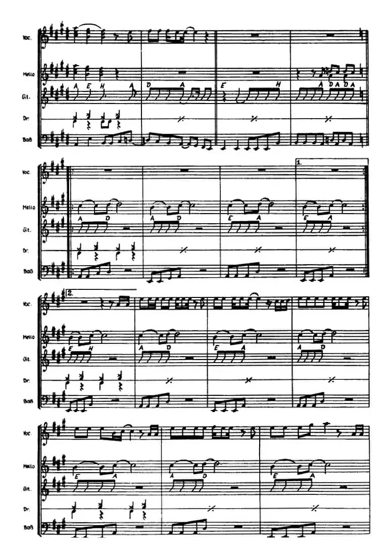 无标题音乐（四）（电吉他）