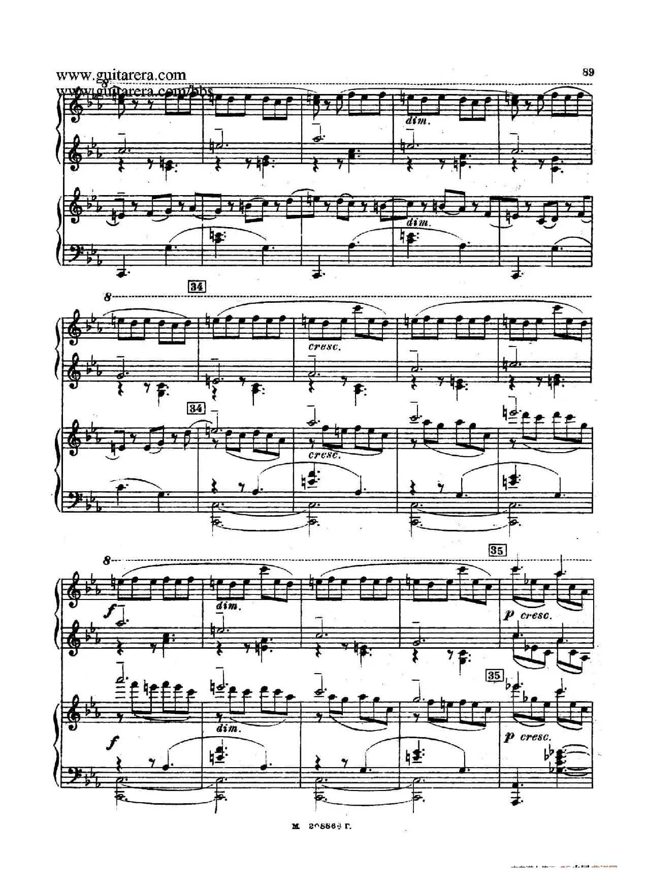 第二双钢琴组曲 Suite for Two Pianos No.2 Op.17(4. 塔兰泰拉舞曲 Tarantella)