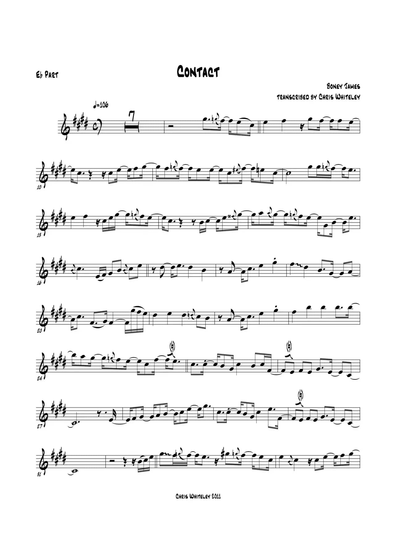 Contact（Eb PART）