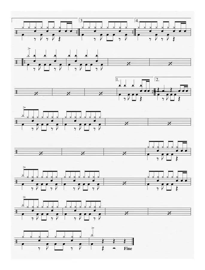 爱的初体验（架子鼓）