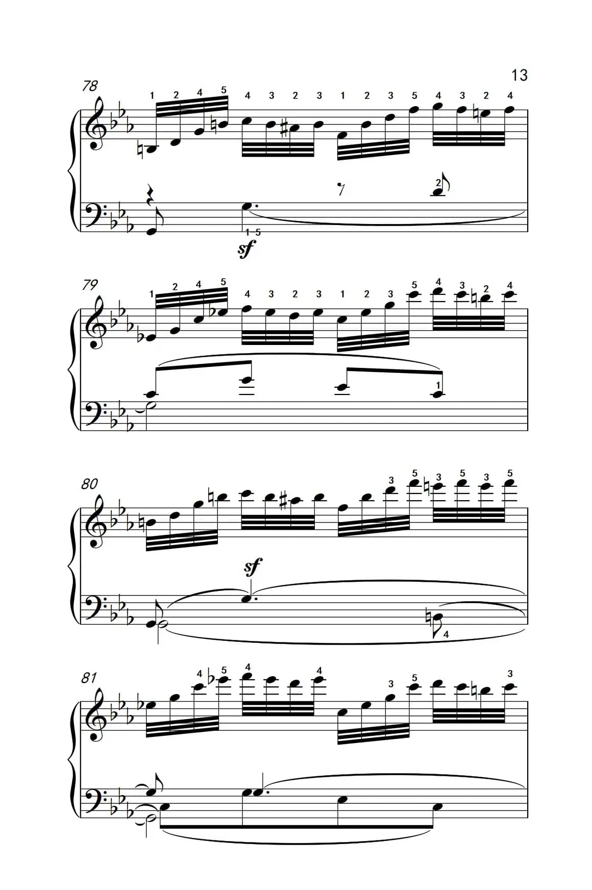 奏鸣曲 Opus 7 第四乐章（贝多芬奏鸣曲集 2）