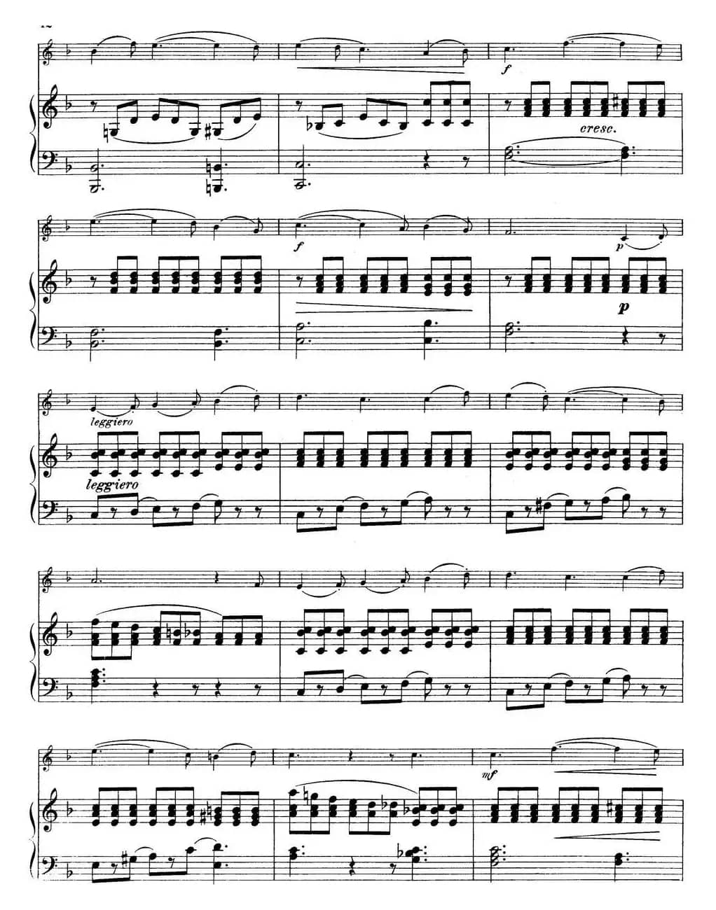 25首小提琴曲合集：Serenade.（小提琴+钢琴伴奏）