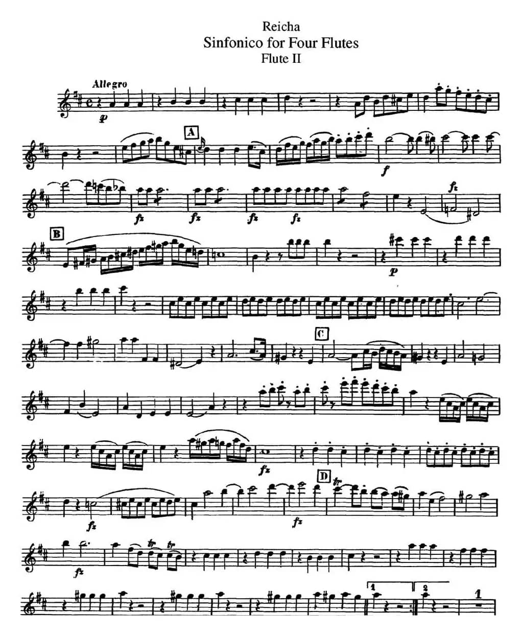 瑞查长笛四重奏（Flute 2）