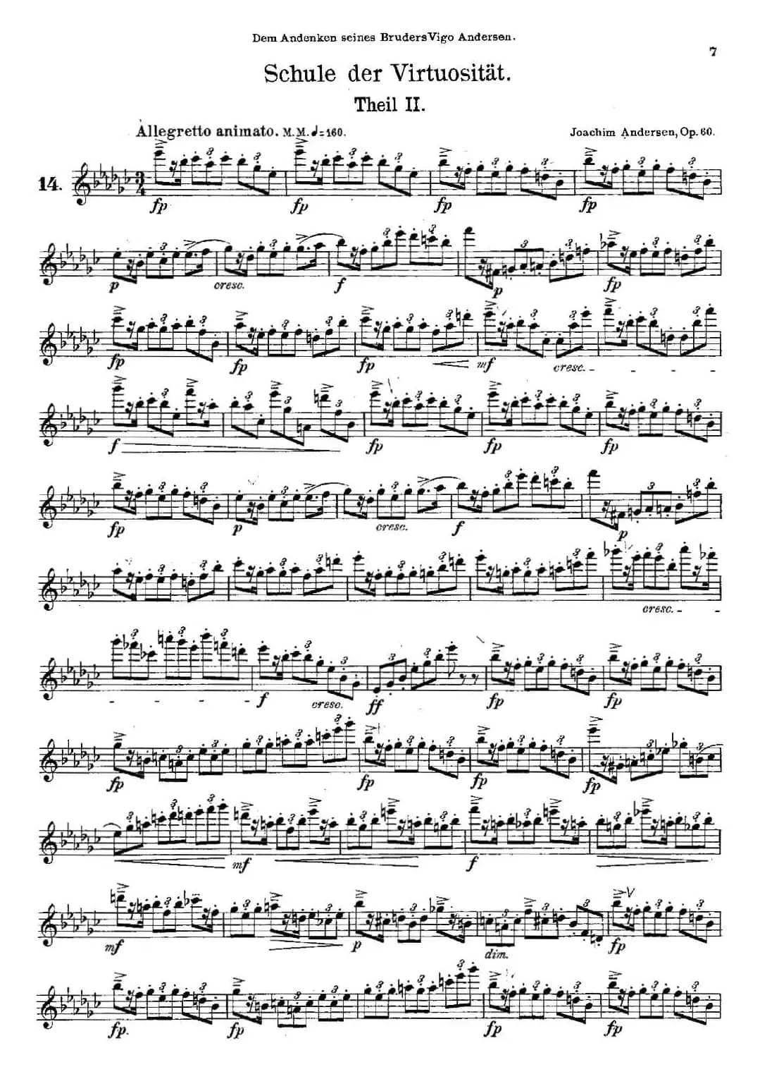 Schule der Virtuosität. Op. 60（14）