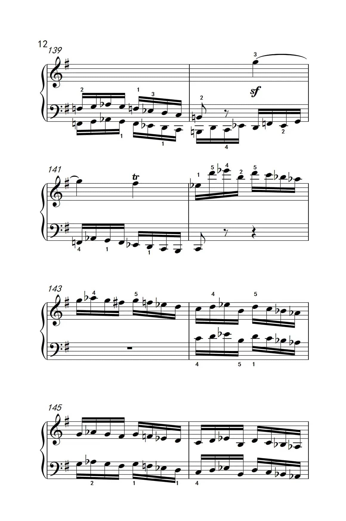 第九级2.G大调奏鸣曲 第一乐章 Op.31 No.1（中央音乐学院 钢琴（业余）考级教程 7-9级）