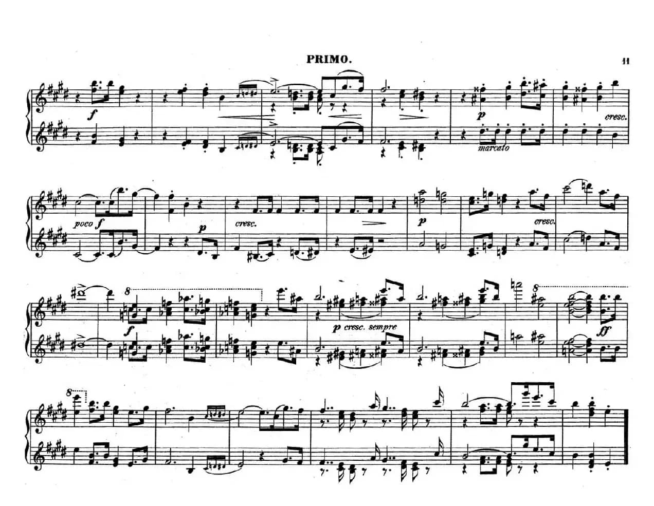 Zwolf Original-Compositionen fur Pianoforte zu 4 Handen Op.57（12首四手联弹小品·3）