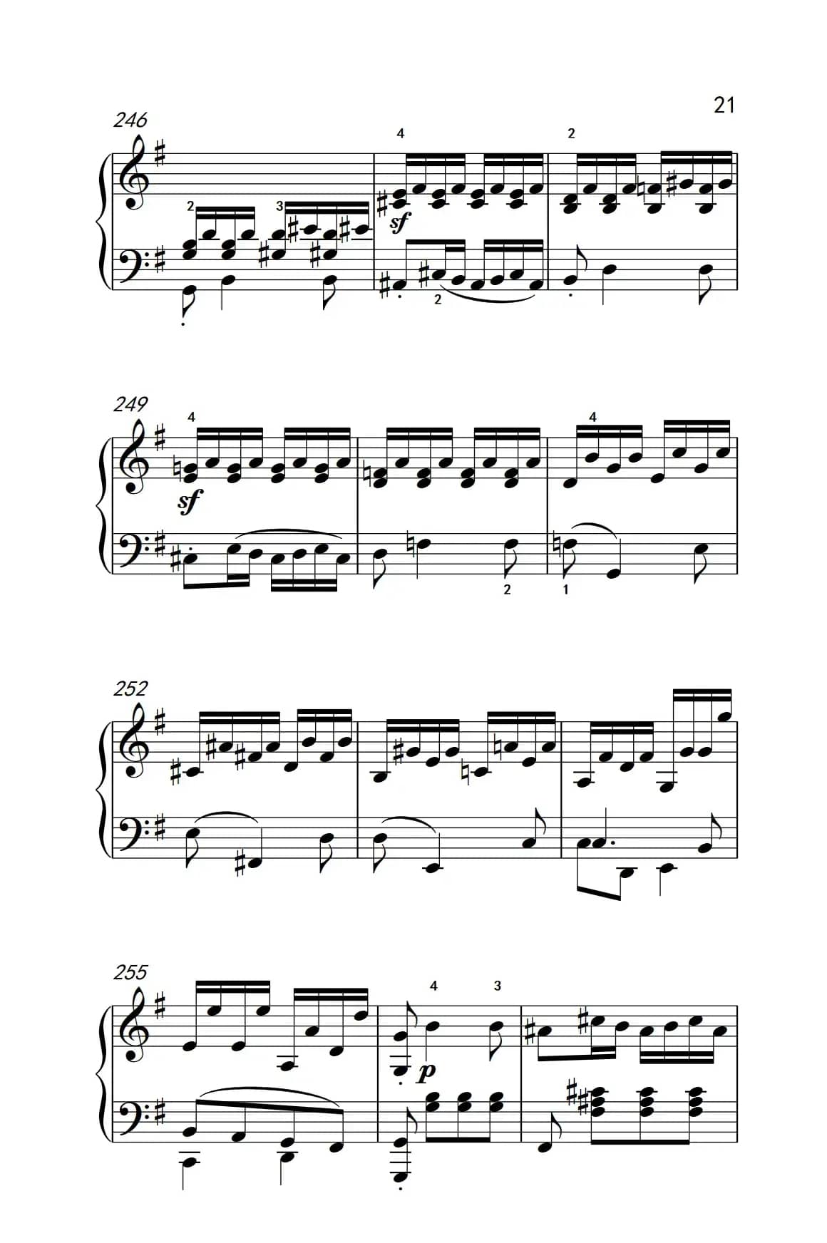 第九级2.G大调奏鸣曲 第一乐章 Op.31 No.1（中央音乐学院 钢琴（业余）考级教程 7-9级）