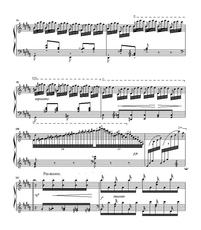 钟（帕格尼尼大练习曲III 、“清代皇帝”制谱版）