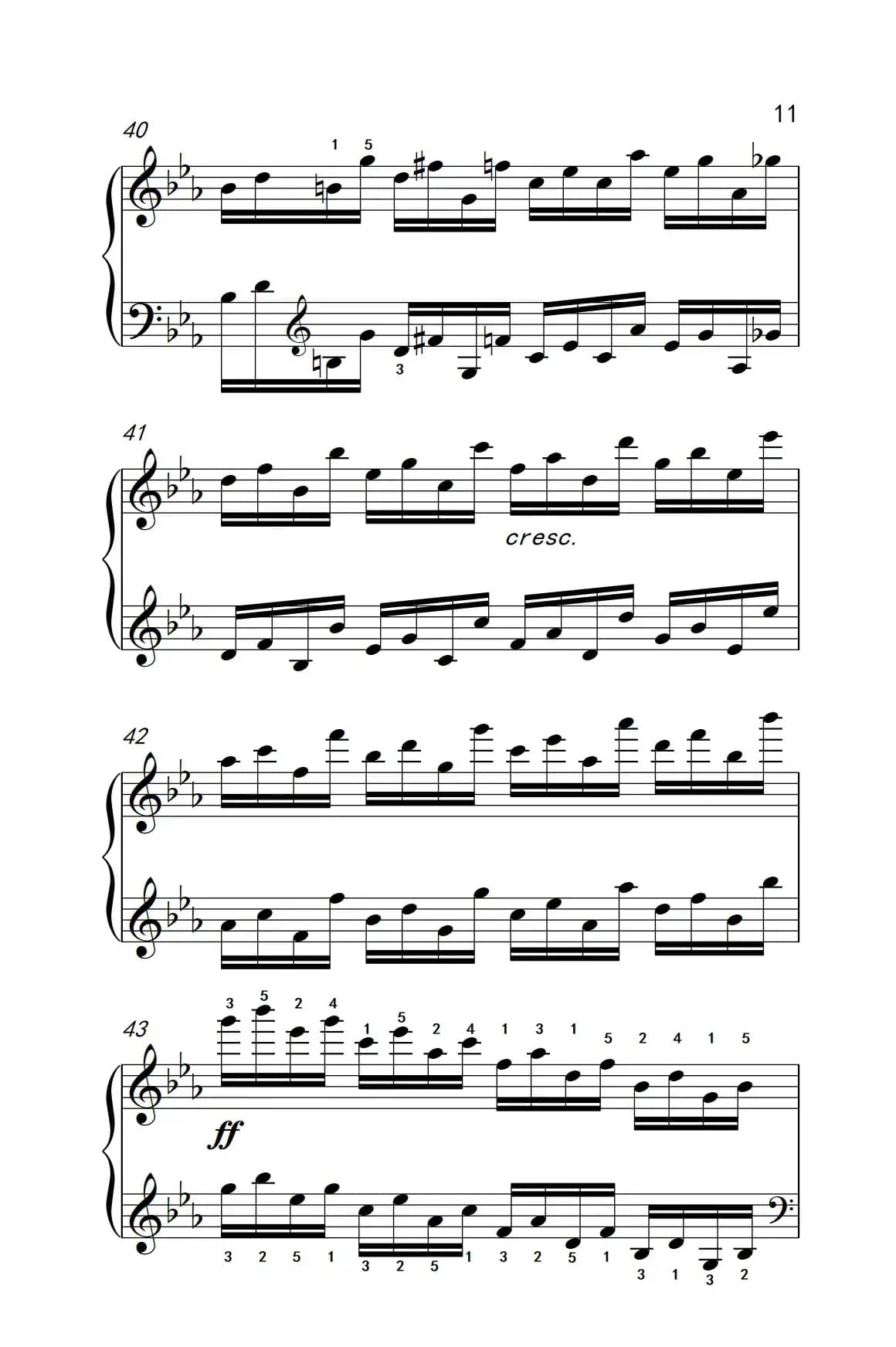 莫什科夫斯基 钢琴练习曲（第七首）