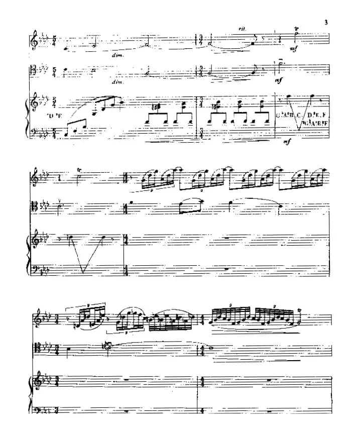 春归去（长笛、大提琴、竖琴三重奏）