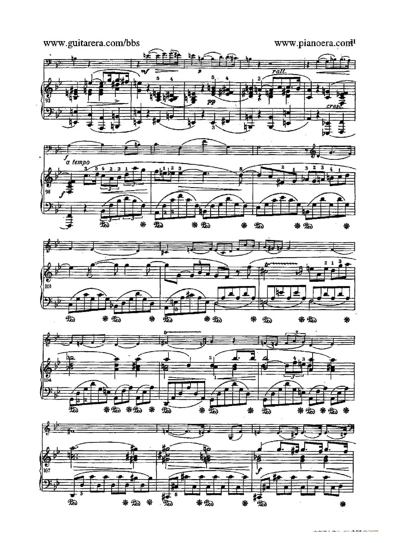 Sonata for Cello and Piano in g Minor Op.65（g小调大提琴奏鸣曲·大提琴+钢琴）