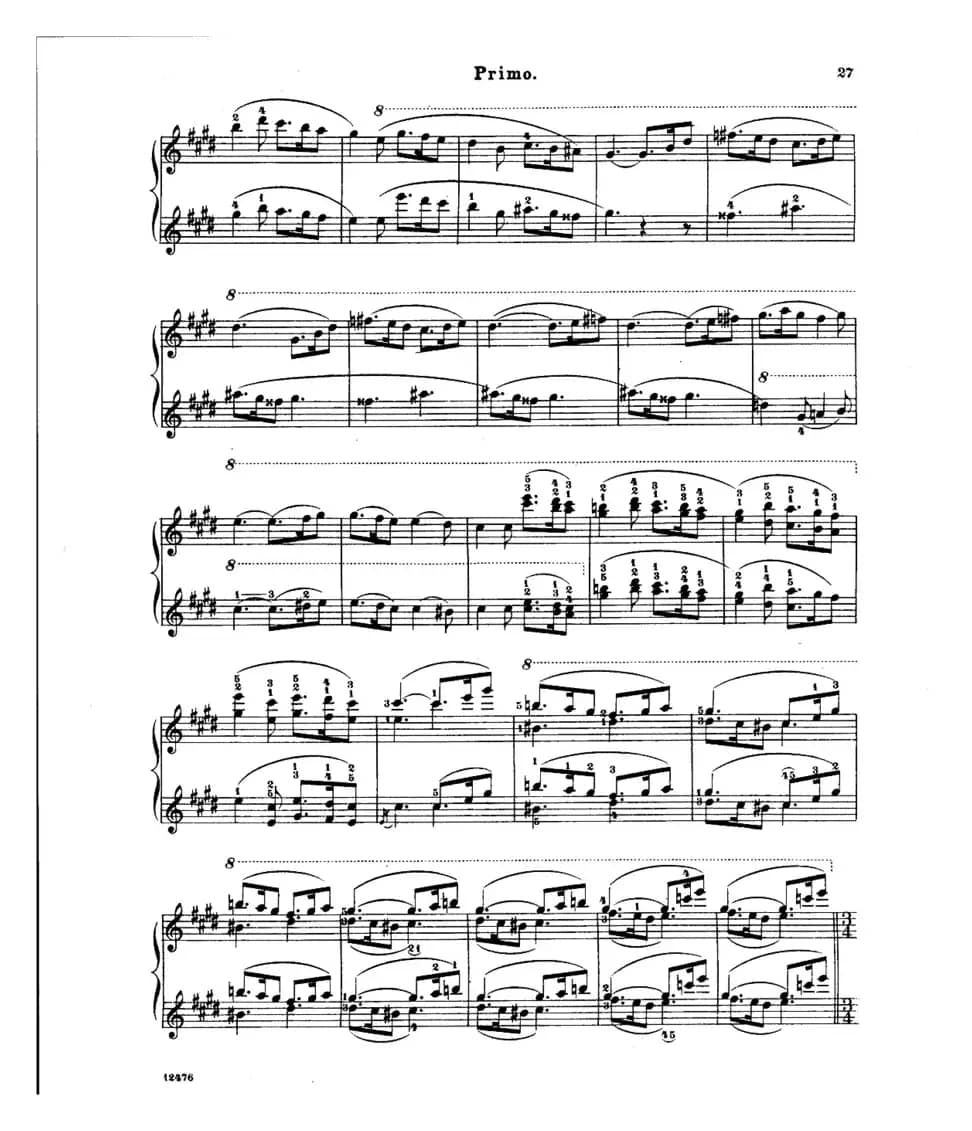 L'Arlesienne Suite No·1（阿莱城姑娘·第一组曲·四手联弹）