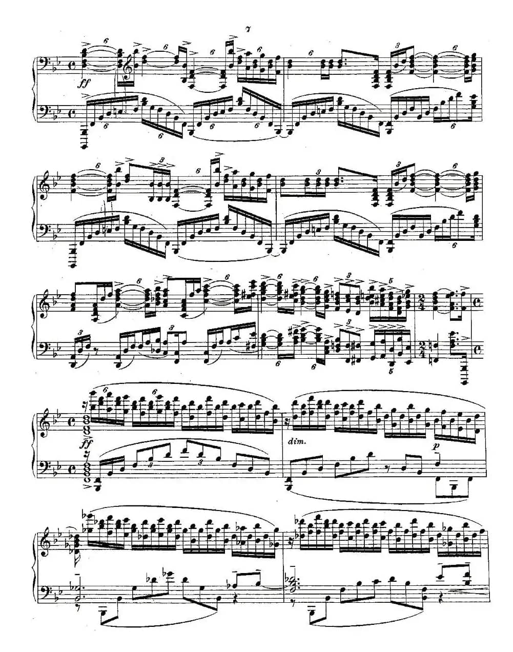 10首《前奏曲》之二（Rachmaninoff 10 Preludes, Op.23 ）