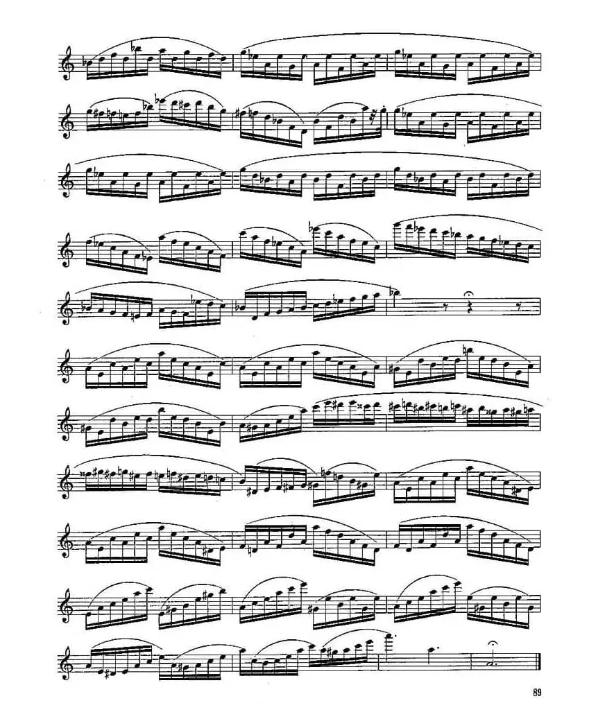 长笛七级考级曲谱（第一、二、三部分）