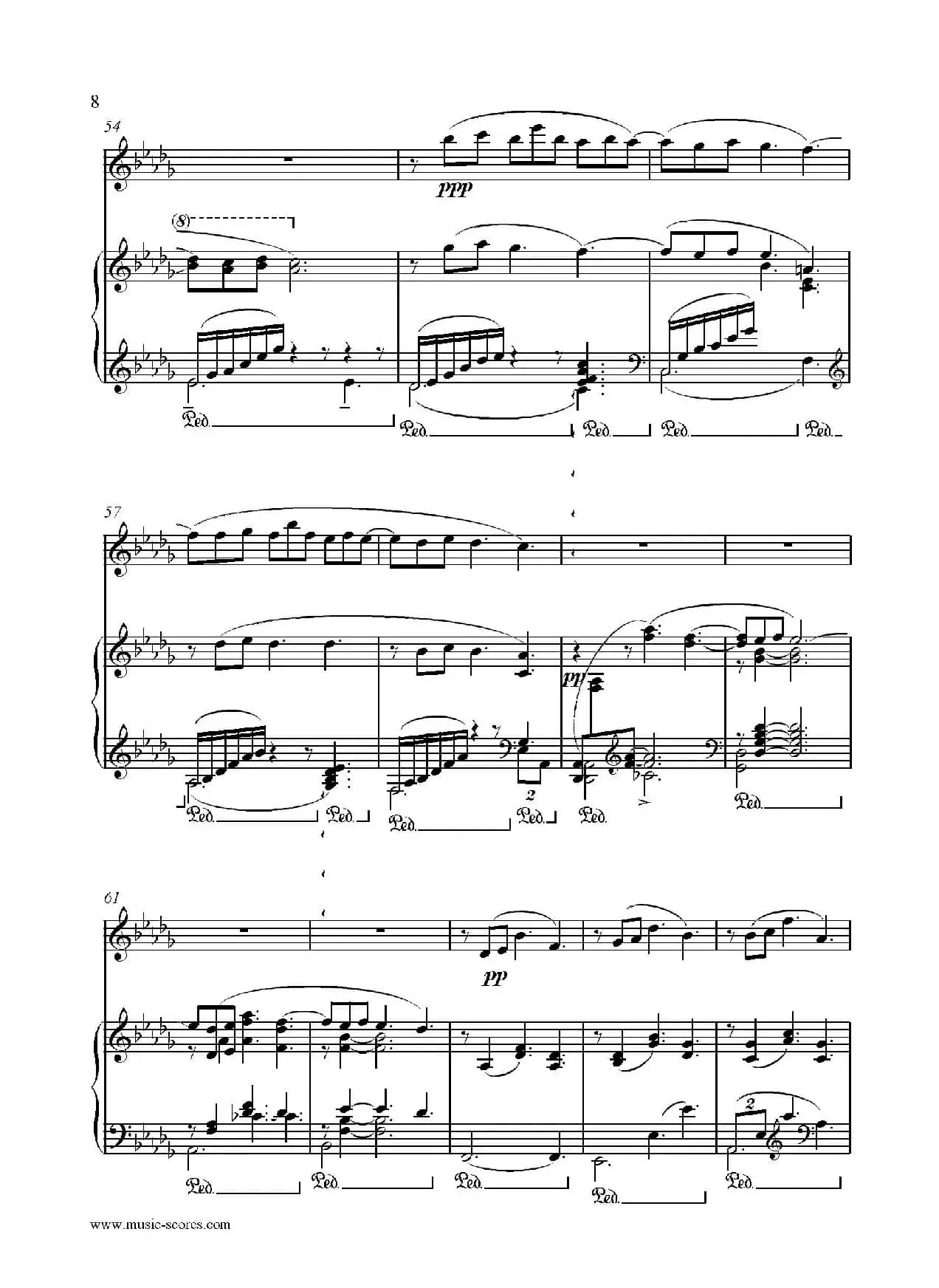 Clair de lune（长笛+钢琴伴奏）