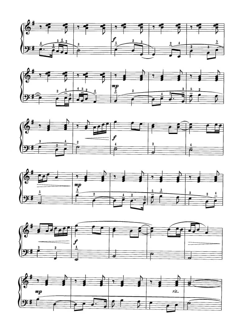 小鸟叫了/嘀哩嘀哩/听妈妈讲那过去的故事