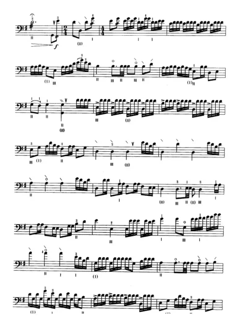 旱天雷（三弦、五线谱）