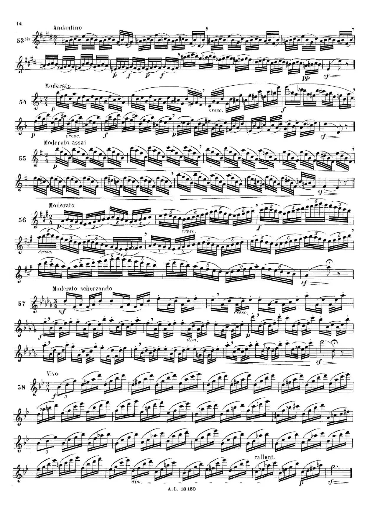 简易练习曲100首