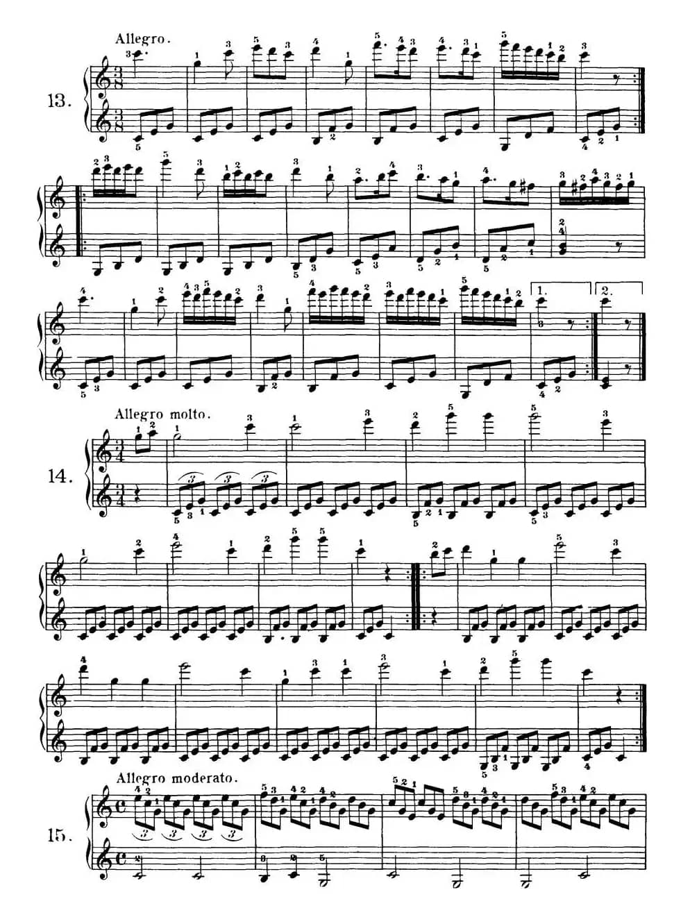 Czerny - 100 Progressive Studies Op.139 （1—21）