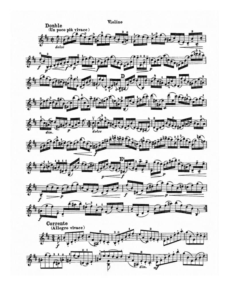 巴赫小提琴变奏曲（一）