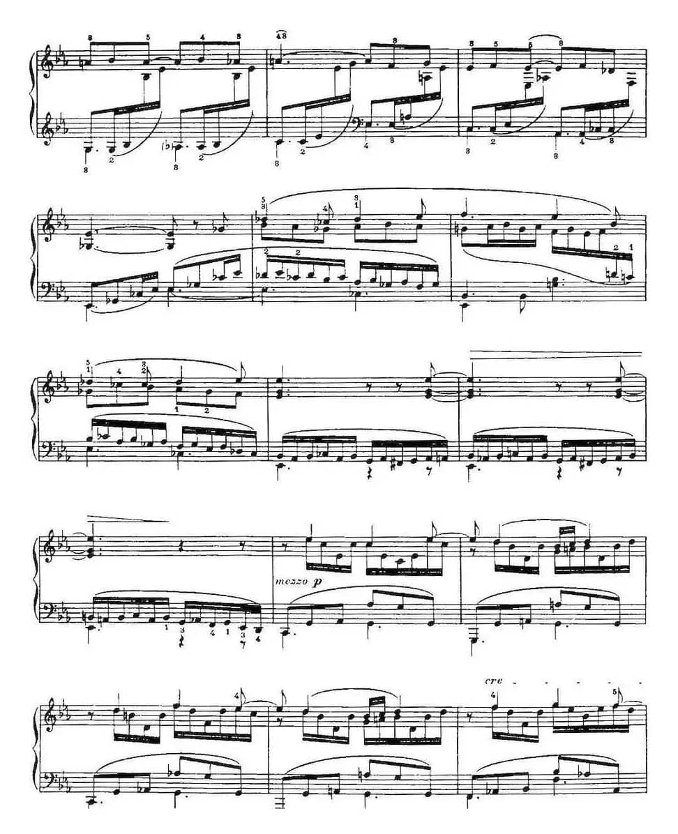 福雷13首船歌:Barcarolle No·12 in E-flat Op·106 bis