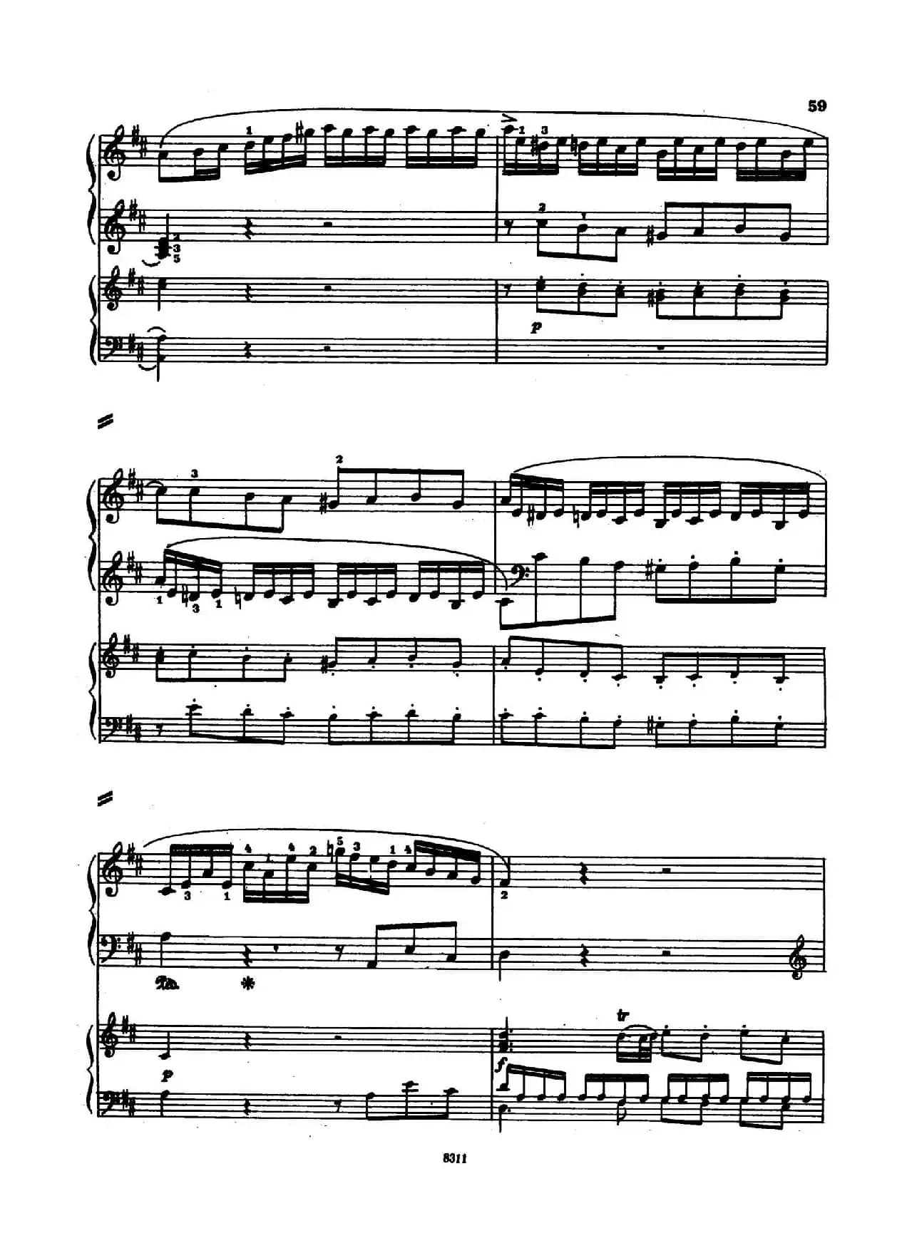 Concerto no 5 K 175 - 2 Piano（Ⅰ）