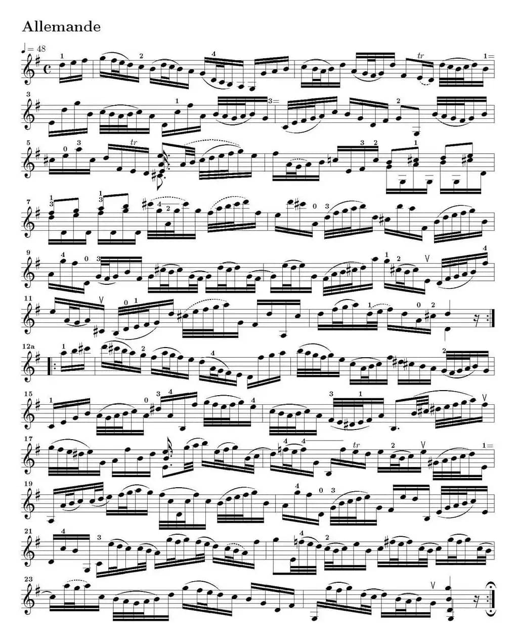 Six Suite Violincello Solo senza Basso（Suite III）（6首无伴奏大提琴组曲·Ⅲ）