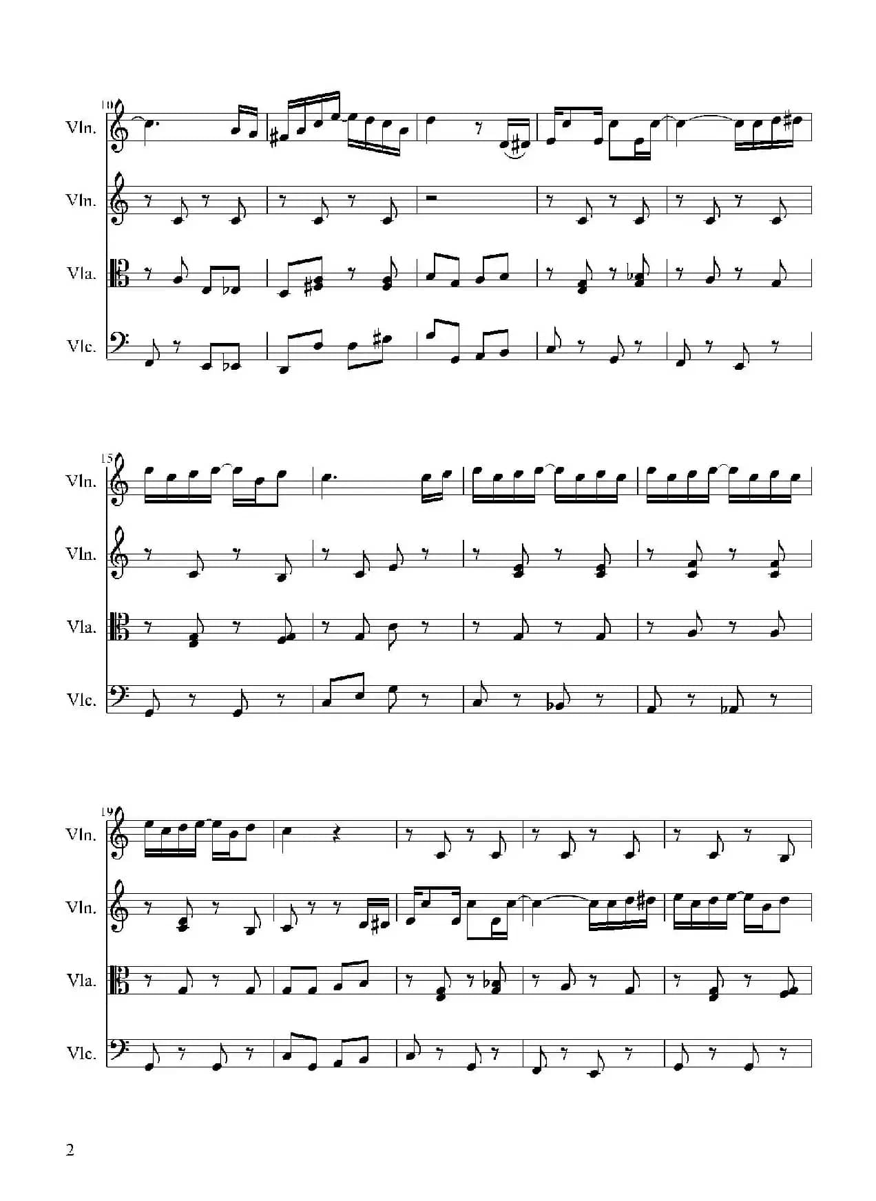 The Entertaine（弦乐四重奏）