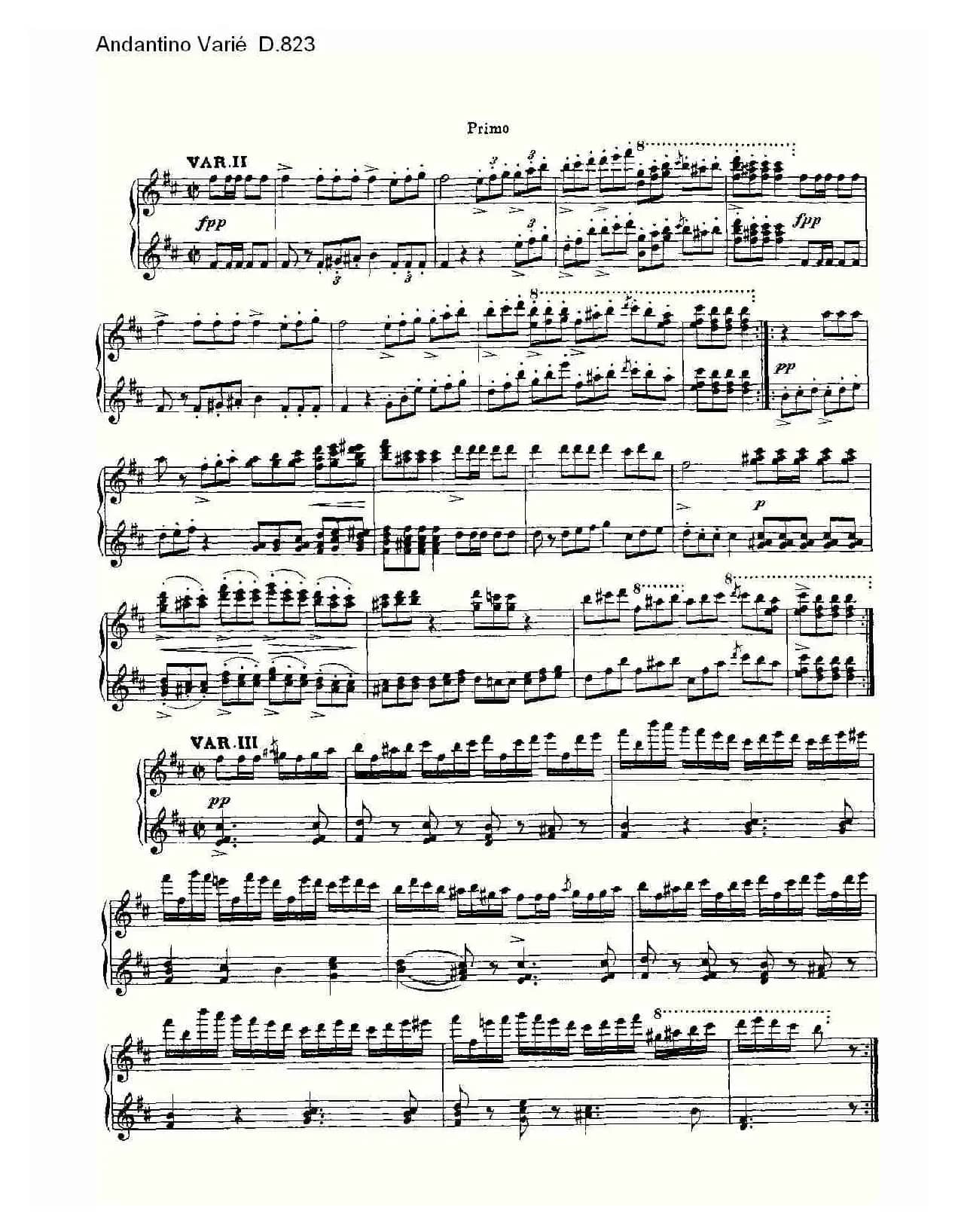 Rondeau Brillant D.823（光辉回旋曲 D.823）