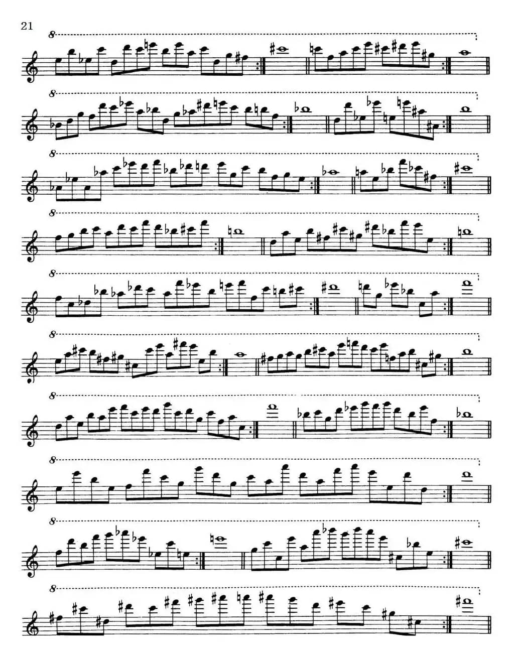 Top Tones For Sax（Methode）（萨克斯大小调音阶练习）