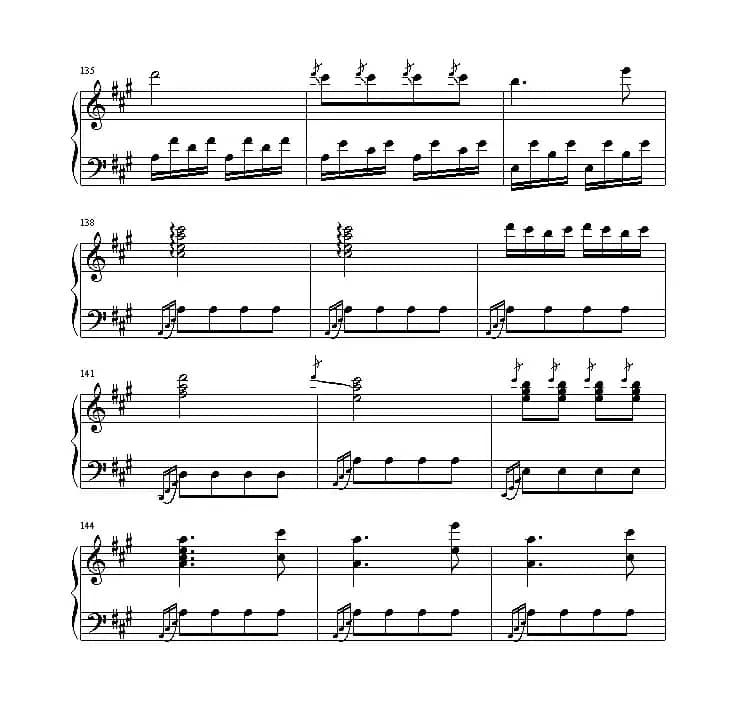 土耳其进行曲（还没考级记谱版）