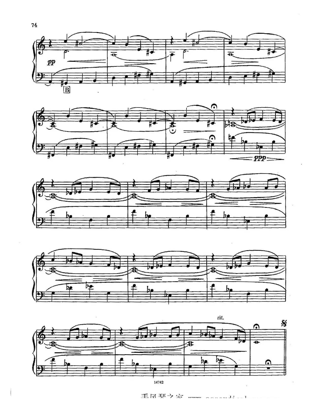 佐罗塔耶夫-六首儿童组曲之六