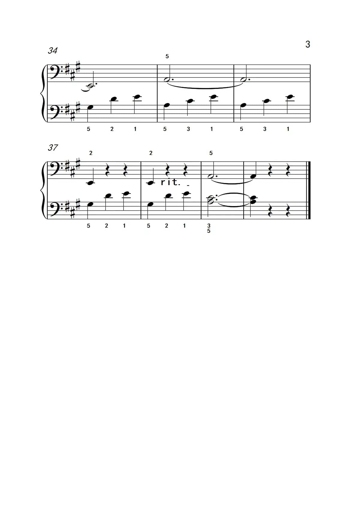 春之歌（老年大学 钢琴教程 1）