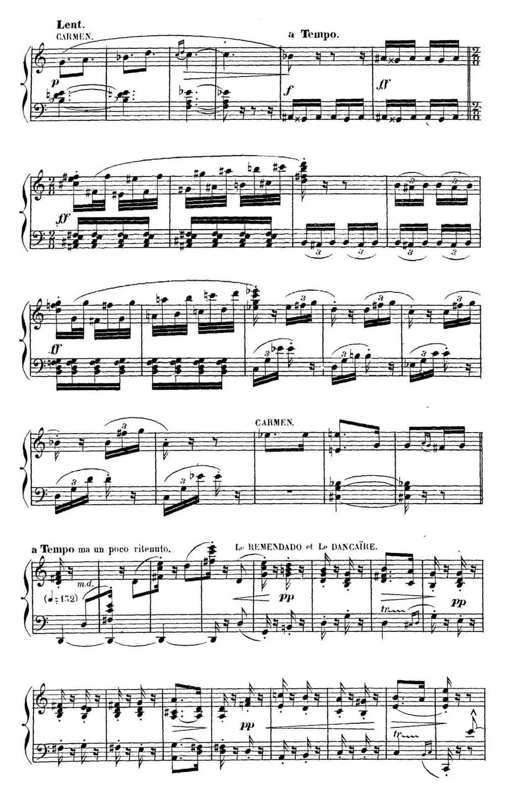 Carmen for Solo Piano（卡门全剧钢琴独奏版）（No.15）